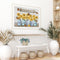 Full Cross Stitch 11CT Cotton Thread DIY Letter Flower Printed Embroidery K