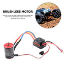 #A 3600/4500/5200KV 3650 Brushless Motor with 60A ESC for 1/8 1/10 Scx10 Hpi RC