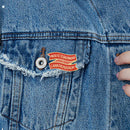 Fashion Z-shaped Letters Enamel Brooch Lapel Pins for Shirt Necklace Jacket Badge