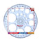 Geometric Template Measuring Ruler Circles Drawing Shape Stencils (1) #F