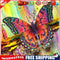5D Kit Rhinestone Pictures DIY Butterfly Full Round Drill Diamond Painting