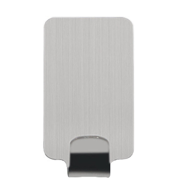 Self-adhesive Stainless Steel Hook Kitchen Wall Door Holder Hanger (1 Hook)