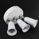 Adjustable E27 Splitter 3 Head Lamp Base LED Bulb Holder Adapter Socket Newly