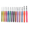DIY Craft Tools Soft Grip Aluminum Weave Yarn Knitting Needles Crochet Hook