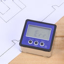 Magnetic Digital Protractor Inclinometer Level Box Angle Finder Box (Blue) Newly