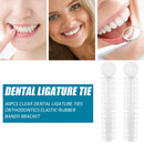 40pcs Clear Dental Ligature Ties Orthodontics Elastic Rubber Bands Bracket Newly