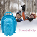 Winter Outdoor DIY Plastic Duck Shape Snow Ball Maker Mold Clip for Childre
