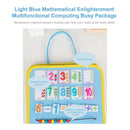 Kids Busy Board Felt Cloth Zipper Buckle Bag Toys Montessori Early Education
