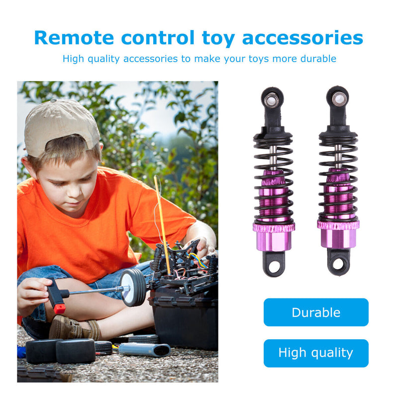 #A 2Pcs RC Cars 65mm Spring Shock Absorber Upgrade Parts for Wltoys 1/18 A959 A9