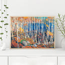Birch Forest by Lake Oil Paint By Number Kit DIY Home Decoration Gift Wall Art