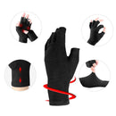 Arthritis Therapy Compression Gloves Ache Joint Relief Mittens (Black L) Newly
