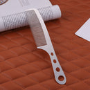 Space Aluminum Anti-static Comb Barber Hairdressing Styling Hair Brush (M) Newly