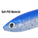 4pcs 10cm 6g Bionic Loach Fishing Lures Sinking Artificial Soft Baits (B) Newly