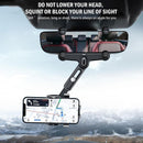 360° Rotatable Retractable Car Multifunctional Rearview Mirror Phone Holder`