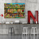 Colorful Gardens Oil Painting By Numbers DIY Frameless Picture On Canvas