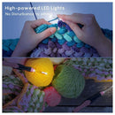 Emergency Lighting Glow Crochet Hook Sewing Tools USB Charging Knitting Needles