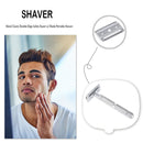 Metal Classic Double Edge Safety Razor w/ Blade Portable Shavers (ZR2195) Newly