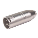 3.5mm TRS Stereo Female to XLR 3pin Male Audio Mixer Connector Plug (1pc) Newly