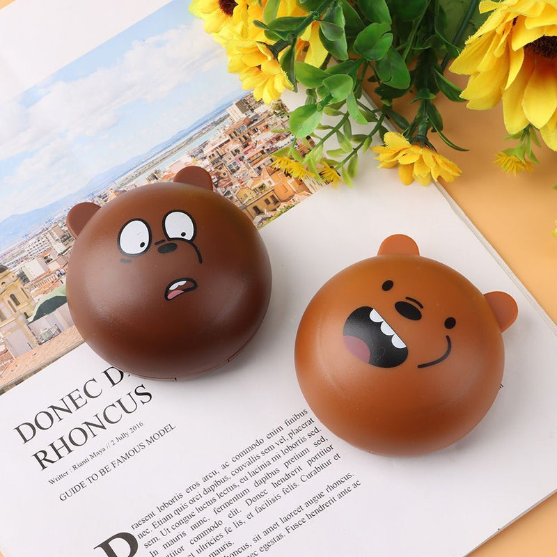 DIY Book shape Contact Lens Box Mirror Lens Case Soaking Storage Travel Holder