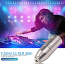 3Pin XLR Female to 3.5mm Stereo Male Audio Microphone Adapter Connector Soc