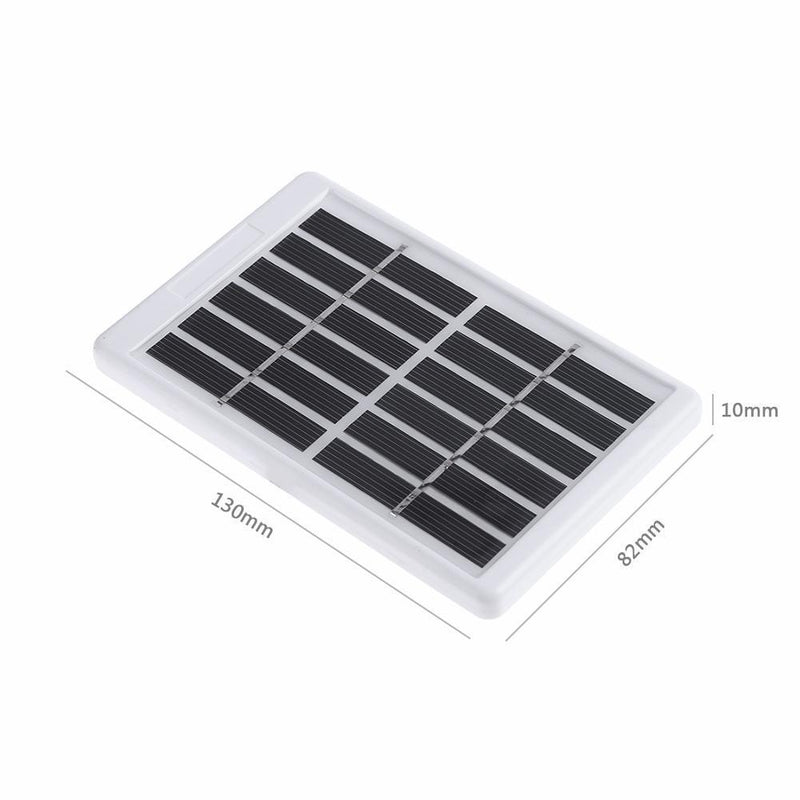 6V 1.2W Solar Panel Polycrystalline DC Interface Plug Cell Battery Charger Newly