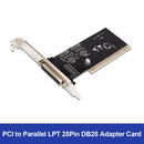 PCI to Parallel LPT 25Pin DB25 Printer Port Controller Card Pci Adapter Newly