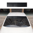 Car Carbon Fiber Black Sun Strip Universal Van Windscreen Sunstrip Stickers PVC