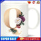 Unique Creative Ceramic Coffee Mugs and Flower Q Fun Mug Unique Friend Gift