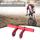 30cm MTB Bike Handlebar Extender Double Clamp Bracket Support Rack (Red) Newly