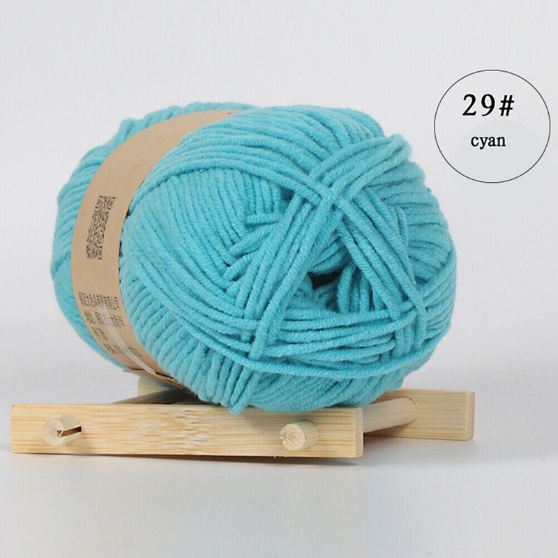 1 Roll Soft Spun Milk Cotton Ropes Baby Knitwear Knitting Crochet Yarn Thread