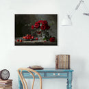 DIY Digital Painting By Numbers Rose Fruit Frameless Canvas Picture Wall Art