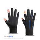 Fitness Women Men Gloves Breathable Two Finer Cuts Fishing Bicycle Bike Glove