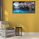 DIY Diamond Painting Kits Moon Peach Blossoms Full Round Drill Home Decorat