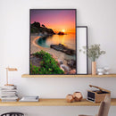 Seascape 5D DIY Full Square Diamond Painting Digital Handmade Coloring for De