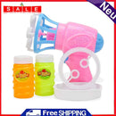 Bubble Blower Machine Electric Fan Automatic Bubble Maker Gun Kids Outdoor Toys