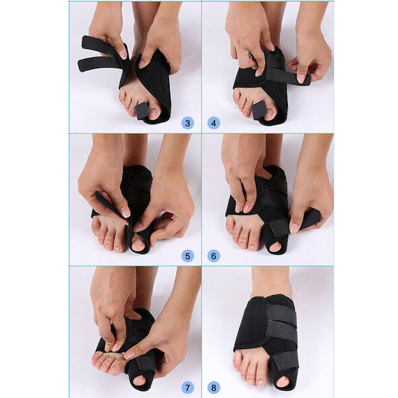 2pcs Corrector Splint Correction Hallux Valgus Foot Care Pedicure Orthotics