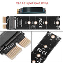 NVME Adapter Card M.2 to PCI-E3.0 1x Extension M Key NGFF Converter Card