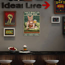 #A Fashion Artwork Retro Goods Unique Metal Signs Perfect Size for Cafes Decorat