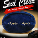 Simple Portable Finishing Bag Makeup Pouch Velvet Cosmetic Bag Storage Case