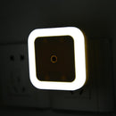 Auto LED Light Induction Sensor Control Bedroom Night  (White) ( EU Plug)