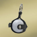 Portable Golf Ball Protective Holder Cover Leather Golf Ball Bag Case Holder