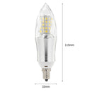 E12 12W LED SMD2835 AC85-265V Corn Bulb Screw Use Candle Light (Cold White)