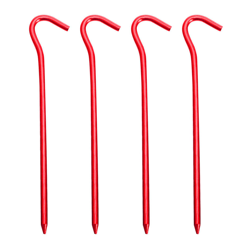 4pcs Tent Stake Portable Outdoor Nails Aluminium Alloy for Hammock Awning Can