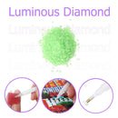 15g/Bag DIY Luminous Round Rhinestones Kit for Diamond Painting (Green) Newly