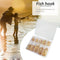 101pcs Fishing Hook Set Carbon Steel Single Fishing Jig Barbed Carp Hooks Tackle