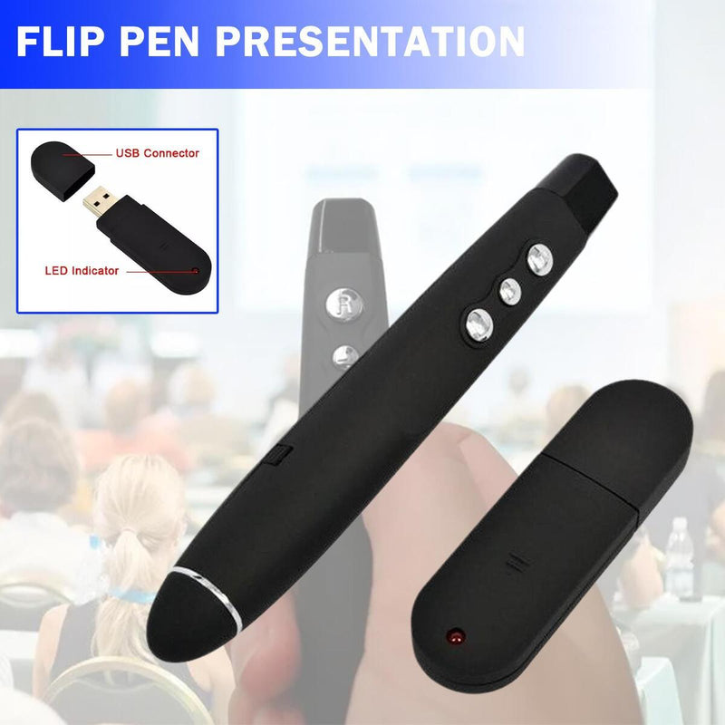 Wireless USB Presenter Powerpoint Clicker Presentation Remote Control Pen PPT U`