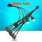 Computer Cooler Cooling Fan Splitter 6 PIN to 6x4PIN 12V Power Cable Wire