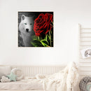 5D Diamond Painting Kit DIY Wolf Full Round Drill Mosaic Picture (HJ609) Newly
