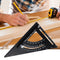 Aluminum Alloy Triangle Ruler Angle Protractor Woodworking Measurement Tools
