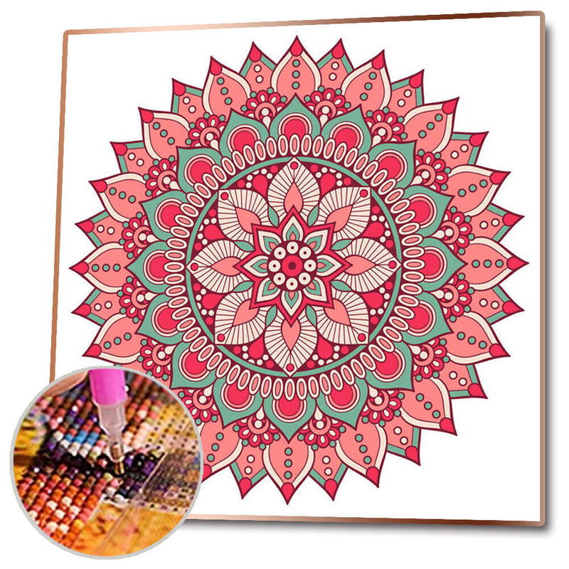 5D Part Special Shaped Diamond Painting Mandala Pattern Cross Stitch (BJ01)